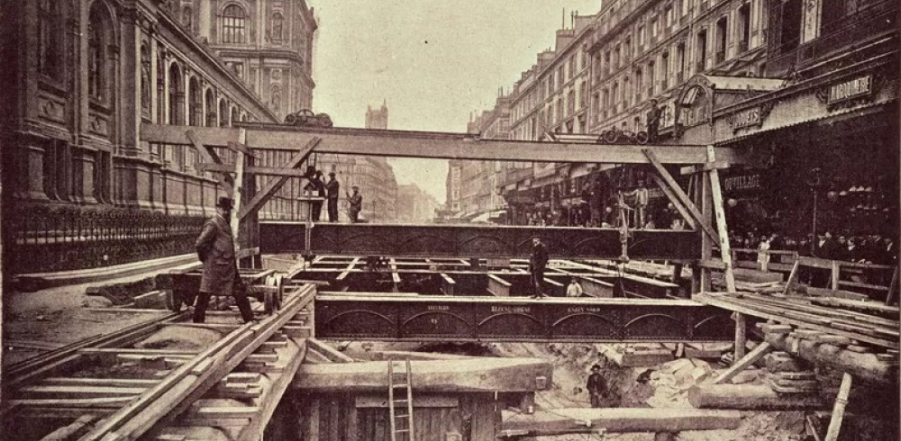 Будівництво Métropolitain de Paris 1898 рік